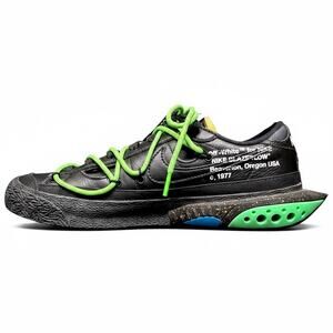 Nike x Off-White Blazer Low Black Sneakers Shoes US Men 7.5 Streetwear Collab